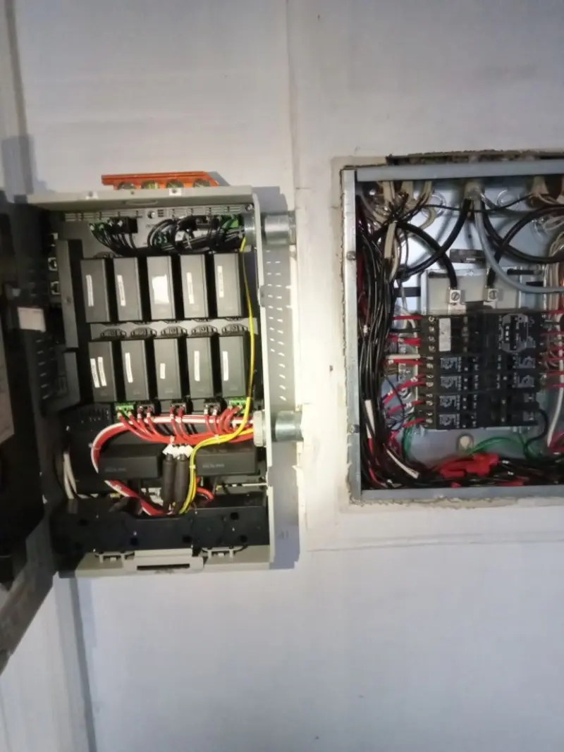 Electrical panel upgrade completed for Indoor Lighting Installation in Hahira